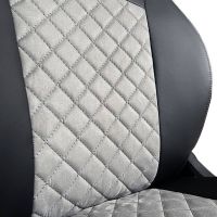 Чехлы Алькантара на Nissan Almera G11-G15 2013-2018 г.в. Чехлы Алькантара на Nissan Almera G11-G15 2013-2018 г.в.