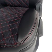 Чехлы Алькантара на Nissan Almera G11-G15 2013-2018 г.в. Чехлы Алькантара на Nissan Almera G11-G15 2013-2018 г.в.