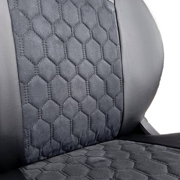 Чехлы Алькантара на Nissan Almera G11-G15 2013-2018 г.в. Чехлы Алькантара на Nissan Almera G11-G15 2013-2018 г.в.