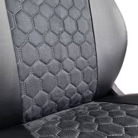 Чехлы Алькантара на Nissan Almera G11-G15 2013-2018 г.в. Чехлы Алькантара на Nissan Almera G11-G15 2013-2018 г.в.