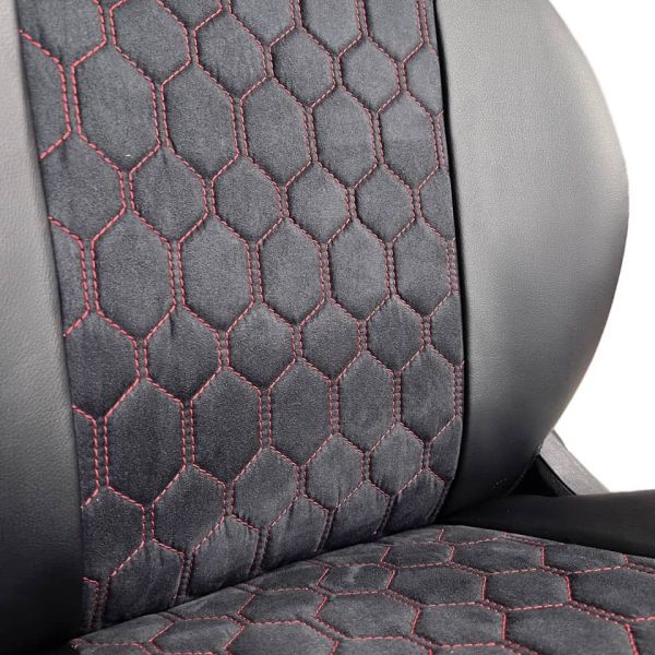 Чехлы Алькантара на Nissan Almera G11-G15 2013-2018 г.в. Чехлы Алькантара на Nissan Almera G11-G15 2013-2018 г.в.