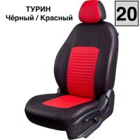 Чехлы Экокожа Турин Классик на Daewoo Lanos