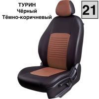 Чехлы Экокожа Турин Классик на Daewoo Lanos