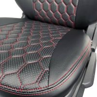 Чехлы Экокожа Ромб на Nissan Almera Classic 2006-2013 г.в. Чехлы Экокожа Ромб на Nissan Almera Classic 2006-2013 г.в.