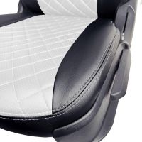 Чехлы Экокожа Ромб на Nissan Almera Classic 2006-2013 г.в. Чехлы Экокожа Ромб на Nissan Almera Classic 2006-2013 г.в.