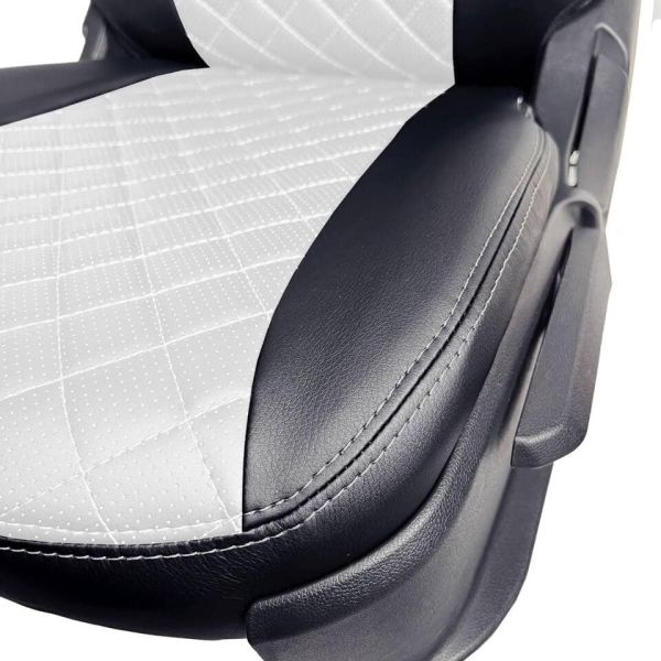 Чехлы Экокожа Ромб на Nissan Almera Classic 2006-2013 г.в. Чехлы Экокожа Ромб на Nissan Almera Classic 2006-2013 г.в.