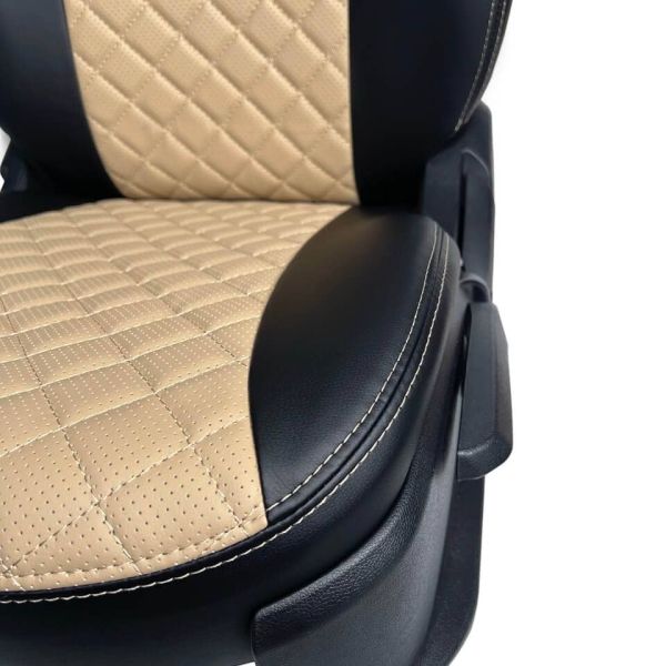 Чехлы Экокожа Ромб на Nissan Almera Classic 2006-2013 г.в. Чехлы Экокожа Ромб на Nissan Almera Classic 2006-2013 г.в.