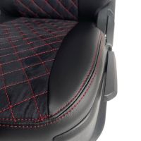 Чехлы Алькантара на Nissan Almera G11-G15 2013-2018 г.в. Чехлы Алькантара на Nissan Almera G11-G15 2013-2018 г.в.