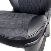 Чехлы Алькантара на Nissan Almera G11-G15 2013-2018 г.в. Чехлы Алькантара на Nissan Almera G11-G15 2013-2018 г.в.