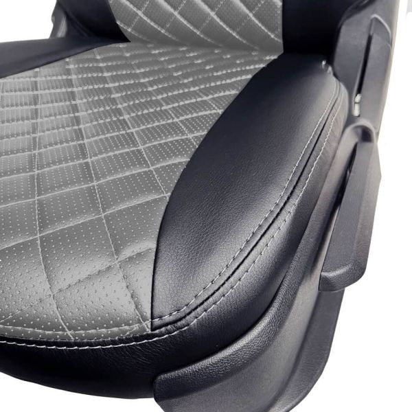 Чехлы Экокожа Ромб на Nissan Almera Classic 2006-2013 г.в. Чехлы Экокожа Ромб на Nissan Almera Classic 2006-2013 г.в.