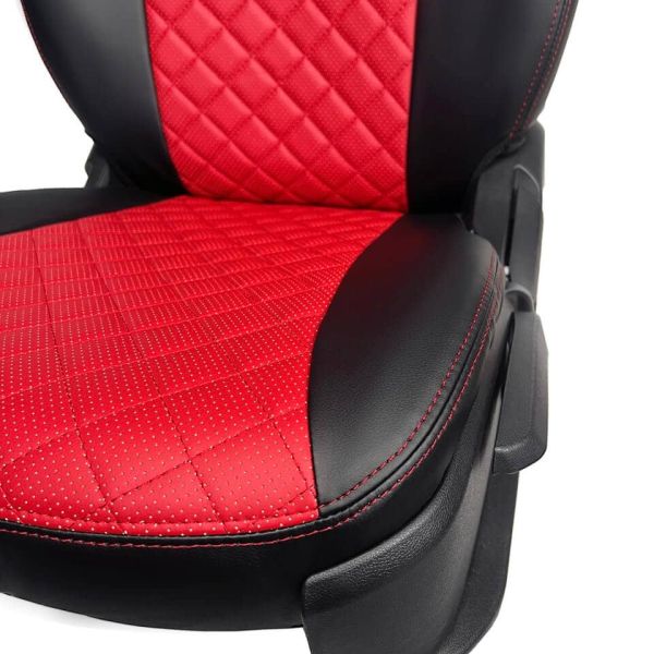 Чехлы Экокожа Ромб на Nissan Almera Classic 2006-2013 г.в. Чехлы Экокожа Ромб на Nissan Almera Classic 2006-2013 г.в.