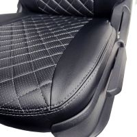 Чехлы Экокожа Ромб на Nissan Almera Classic 2006-2013 г.в. Чехлы Экокожа Ромб на Nissan Almera Classic 2006-2013 г.в.